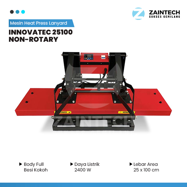 Mesin Heat Press Lanyard INNOVATEC 25100 Non - Rotary
